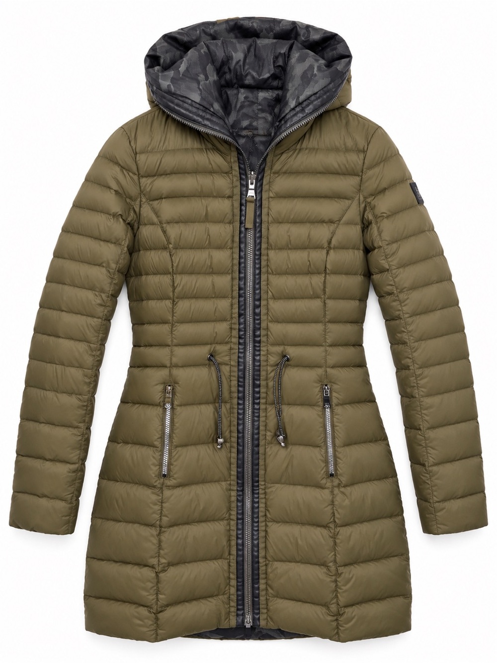 Pajar Oskar Winter Puffer Coat | Olive | Full-Zip Hood| Size Small - Picture 3 of 8